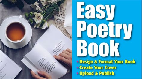 how to self publish poetry what is the best way to format your poetry book?